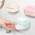Soap Container Detachable Dual Use Soap Dish Holder for Kitchen Sink Shower. 