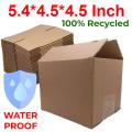 Empty Carton Box Packing 20 Card Board Boxes Khaki For Gift Pack of 20 Box E Small Size Waterproof 100% recycled. 