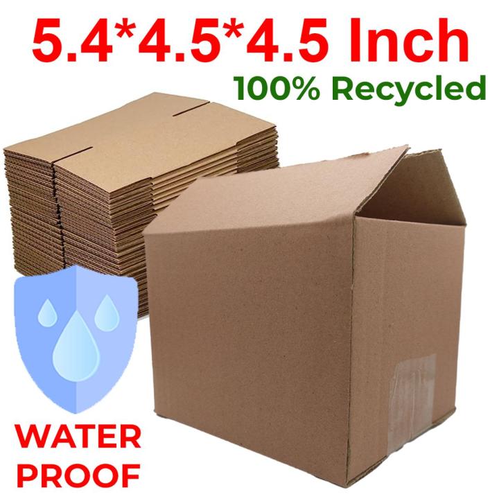 Empty Carton Box Packing 20 Card Board Boxes Khaki For Gift Pack of 20 Box E Small Size Waterproof 100% recycled