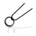 Black Chain Stainless Steel Ring Locket/Pendant/Necklace for Boys and Man. 