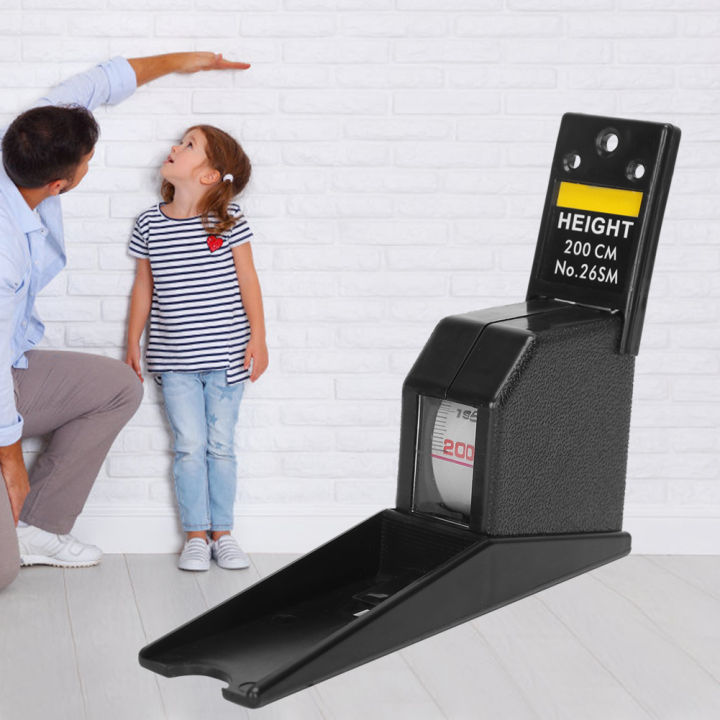 2 Meters Height Stature Meter Retractable Measuring Tape Ruler Metal Measuring Tool