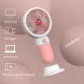 AnDyN Mini Fan Strawberry Avocado Handheld Portable Fan USB Rechargeable Fan with Phone Holder Function for Student Dormitory Office Desktop or Outdoor Fan. 