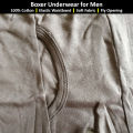 Pack of 1 Cotton Underwear for Men in Random Colors Best for Officer Professionals Doctors and Casual Wearing Under Pants in Boxer Style Cotton Made Soft Fabric. 