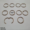 30mm ring 10 pcs set Metal Scrapbook Lock Ring Book Ring Binder Ring. 