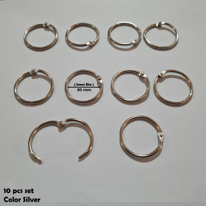 30mm ring 10 pcs set Metal Scrapbook Lock Ring Book Ring Binder Ring