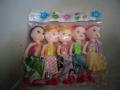 Dolls set Bendable Dolls (5 pieces). 