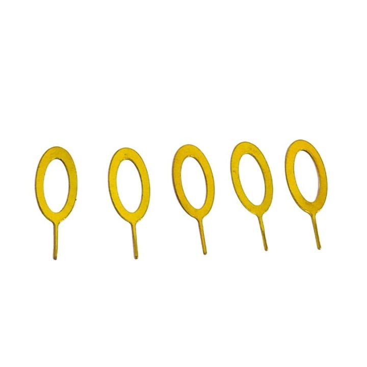 Pack of 5 SIM Ejector Pins, Universal Tool for Mobile Phones, Compatible with Samsung and iPhone