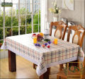 6 Seater Table cloth with beautiful White Lace Spill-Proof Tablecloths Protector Waterproof/Oil-Proof Table Cover  QS Bedding. 