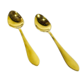 Pioneer Golden Table Spoons / Dessert Spoons / Tea Spoons / Butter Knife / Fork / Serving Round / Serving Oval / Rice Small Panja / Serving Big Panja. 