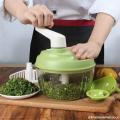 Chopper Food Processor, 1000ML Cup Food Processor, Press Start Quick Operation, 3-Blade Double Layer Thickening Transparent Bowl is Safe and Reliable Kitchens Best Food Chopper.. 
