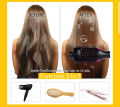 One Step 3 in 1 Hair Dryer - hair straightner and hair curler for ladies one step hair dryer and volumizer - Hair Straightener Comb for Drying for women - Hair Dryer Styler -  Hot Air Brush - Comb for Drying, Straightening, and Curling. 