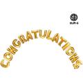 Congratulations Balloons Banner Foil Balloons Letters Balloons Alphabet Letters Perfect Party Decoration Supplies 15pcs in Set - 16 Inches. 