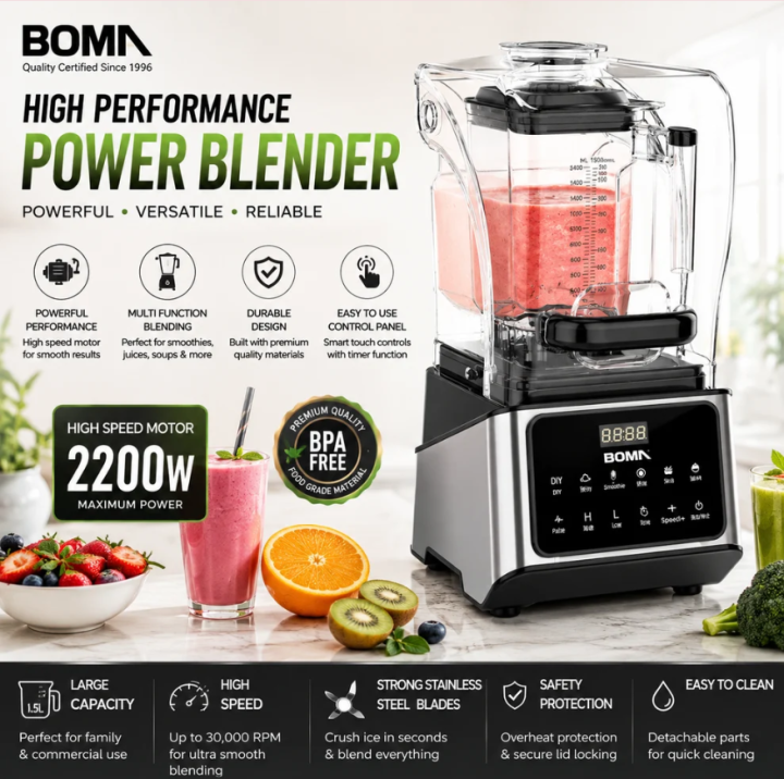 BOMA%20Professional%20Soundproof%20Blender%20%7C%20Heavy%20Duty%20Smoothie%20Blender%20-%20Image%202
