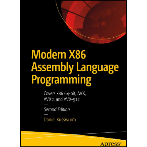 Modern X86 Assembly Language Programming Book by Daniel Kusswurm