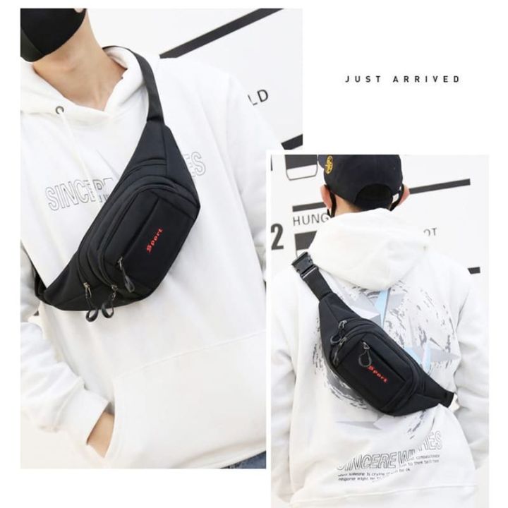 KASHIF%20LUGGAGE%20.%20Fanny%20Pack%20for%20Men%20Women%204%20Zipper%20Pockets%20Waist%20Bag%20Lightweight%20Belt%20Bag%20for%20Traveling%20Casual%20Running%20Hiking%20Cycling,%20Black%20-%20Image%207