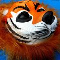 Tiger - Fox - Monkey and Lion Foam Face Mask for Events & Parties - Fun Animal Foam Mask for Costume, Halloween, Cosplay & Carnival. 