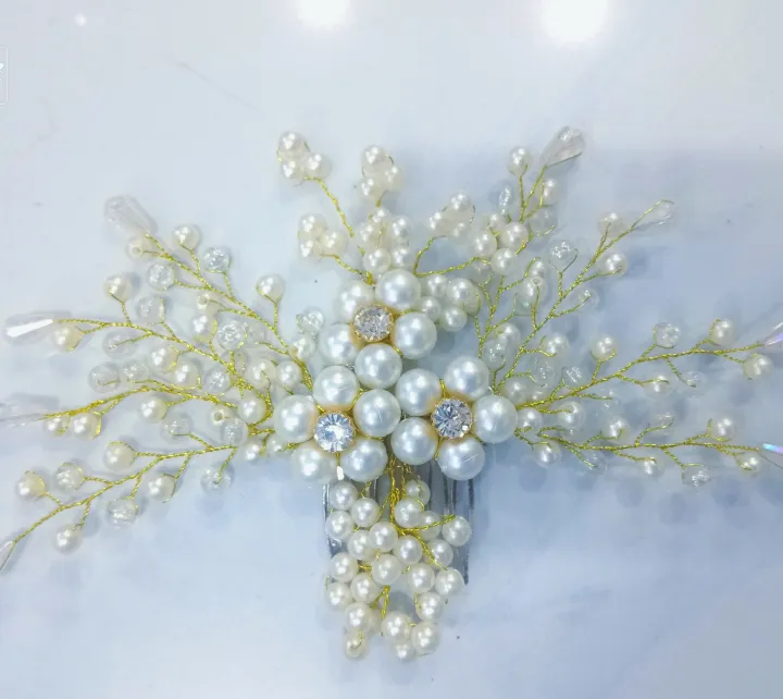 Bridal%20Hair%20Accessories%20Crystal%20Peals%20Hair%20Combs%20Wedding%20Hair%20Clips%20Accessories%20Jewelry%20Handmade%20Women%20Hair%20Ornaments%20Headpieces%20-%20Image%202