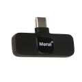 Morui 2 In 1 Mic (GM-H9) - Wireless Microphone For live show , interview and vlogging - Long-range Ecosphere wireless Mic - Microphone For YouTube - Collar Mic - (Compatible With Both IPhone And Type C) | SharkTeck. 