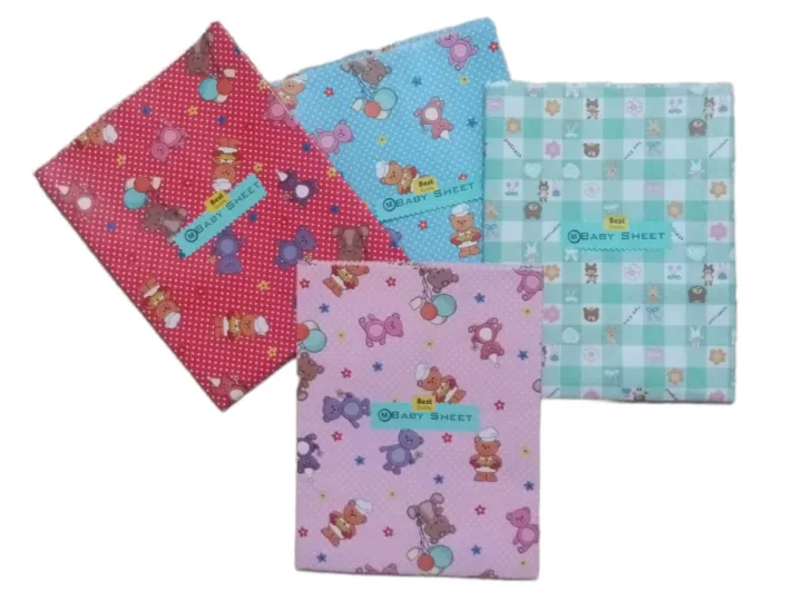 BUY%202%20Get%201%20FREE%20-%20Baby%20Sheet%20Baby%20Bed%20Protector%20Waterproof%20Printed%20Plastic%20Sheet%20Changing%20Map%20Leather%20-%20Cover%20Urine,%20Non%20Absorbent%20-%20(18%20x%2023%20inch)%20-%20Image%202