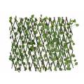 Plant Fence Artificial Garden Plant Fence Garden UV Protected Privacy Screen Used For Decoration Height:1.2 Feet Extended Widtht:4 Feet. 