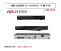 HIKVISION DS-7604NI-K1 4CH NVR. 