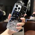Maitus for iPhone 12 Pro Max Back Cover Luxury Shiny Glitter Star Gold Foil Starry Girls Cases Clear Soft Silicone Bumper Bling Mobile Phone Protective Case. 