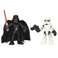 Playskool Heroes, Star Wars, Jedi Force Figures, Stormtrooper & Darth Vader. 