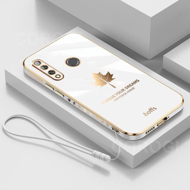 For Huawei Y9 Prime 2019 Back Cover Luxury 6D Plating Soft Silicone Glossy Case Camera Lens Protection Square Frame Shockproof Mobile Phone Cases