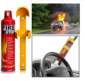 Portable Home - Car Fire Kill Stop Extinguisher Foam Spray 6 years long Expiry with Hanging Back Cover Stand - Aluminum Body Safety First For LTV HTV Bike Car Cycle Motorcycle Van Chingchi Rikshaw -Retardant Fluid 500ML. 