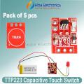 TTP223 Capacitive Touch Switch Button Self-Lock Module for Arduino Touch Switch Sensor Single Channel Touch Switch. 