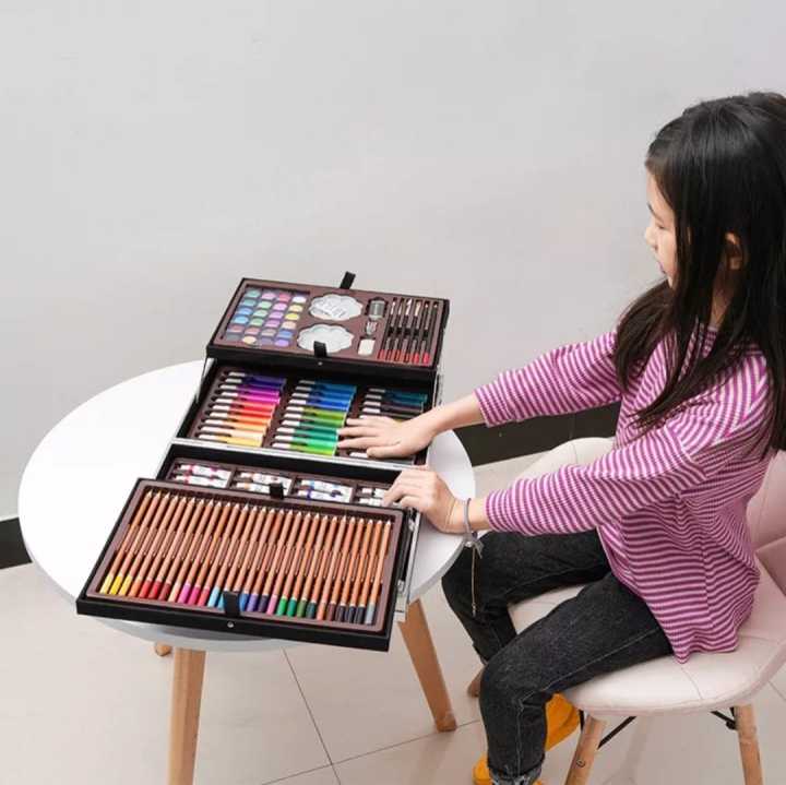 Unicorn%20-%20Space%20145%20Pcs%20Colouring%20Kit%20Kids%20Art%20Set%20Stylish%20Artists%20Sketching%20&%20Painting%20Provides%20Sketch%20Coloring,%20Drawing,%20Painting%20with%20Unicorn%20Aluminum%20Box%20-%20Image%204