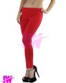 Pack of 4 Ladies Girls Cotton Red Tights Legging Free Size. 