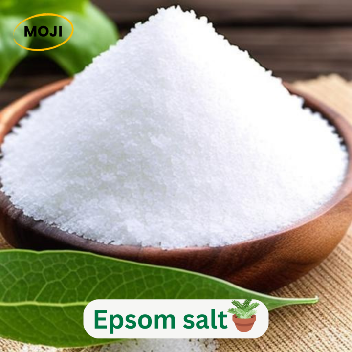 Epsom Salt fertilizer for plants - Natural - Organic Magnesium and Sulfur - Flowering ایپسم سالٹ High-Quality Magnesium Sulfate - Improved Plant Growth - Best Epsom Salt for Home Garden - Healthy Plants by Moji Mall