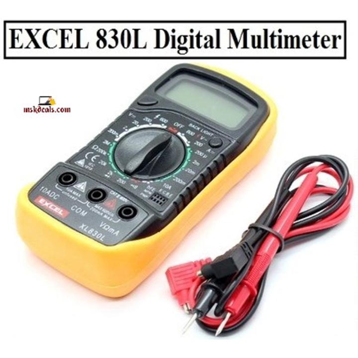 XL830L Testing LCD Digital Multimeter buzzer