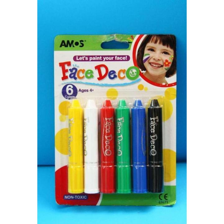 AMOS Face Deco / Face Paint 6 Colors