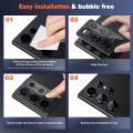 Camera Lens Protector for Samsung Galaxy S24 Ultra Individual Metal Ring Tempered Glass Camera Screen Protector for S24 Ultra. 
