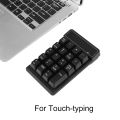 Digital 19 Suspension Keys Comfortable Typing Wireless Numeric Keypad for Touch typing. 