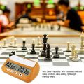NYT Chess Clock Digital Chess Timer & Game Timer 3-In-1 Multipurpose Portable Professional Clock Yellow. 