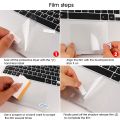 1pc waterproof and anti-scratch high clear Touchpad protective film sticker cover protector for MacBook series/soft laptop touch pad protector film. 