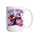 New Cute Moo Deng Mug 350ml Cartoon Hippo Pattern Coffee Cup Black White Ceramic Household Drinkware for Tea Milk. 