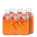 Mogu Mogu Peach Flavored Drink With Natta De Coco , 320 ml (Pack Of 6). 