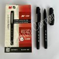 MandG X-100 Gel Pen 0.5 mm | AGPV8671 (X100) | Imported Medium point stick | Sleek, stylish design | Metal clip | Rubber coated | Available in black and Blue colors | Pack of 1pc | Pack of 12pcs |. 