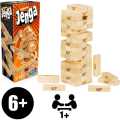 Classic Jenga Game with Genuine Hardwood Blocks, Jenga Brand Stacking Tower Game for Kids Ages 6 and Up. 