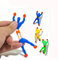 Sticky Elastic Spider-Man Wall Climber Toy – 1 Pc Stretchy Superhero Figure for Kids – Fun Climbing Action Toy for Boys. 