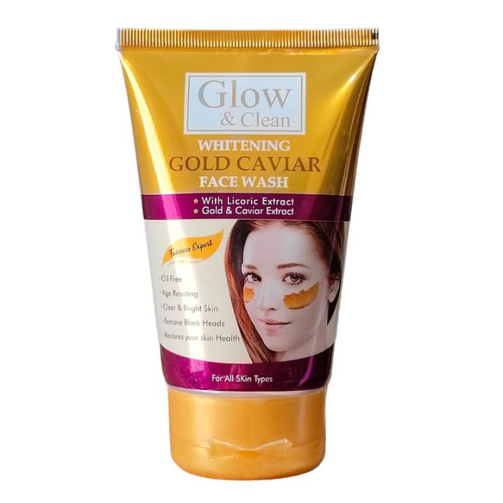 Glow And Clean Whitening Gold Caviar Face Wash