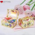 Bid Boxes  Chest Design Plastic Candy Box Chocolate Sweet Boxes Creative Candy Box Treasure Chest Shape Sugar Containers. 