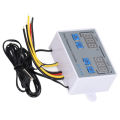 Dual Temperature Controller, Heating Cooling Digital Thermostat 12V with NTC 10K Sensor for Aquarium Tank for Greenhouse. 