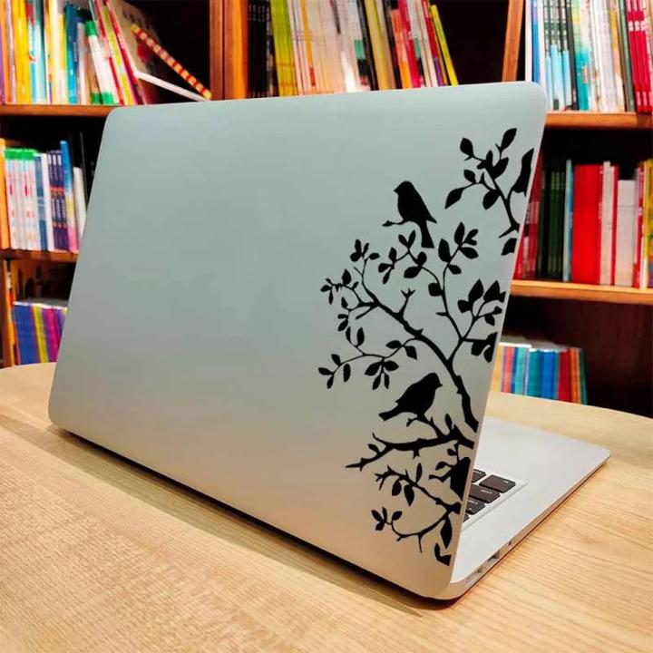 Branches and Birds Fashion Vinyl Decal Laptop  Sticker, Laptop Stickers by Sticker Studio