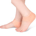 1 Pair (2pcs) Silicone Gel Heel Socks for Anti Crack Foot Heel pads for Men and Women Heel Protectors for Heel Pain Relief Original Heel Crack Protector for Moisturizing Foot Skin Color Heel Pad Socks. 