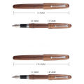 Fountain Pen 0.7mm Peach/Rosewood Wood Business Gifts Writing Office School. 